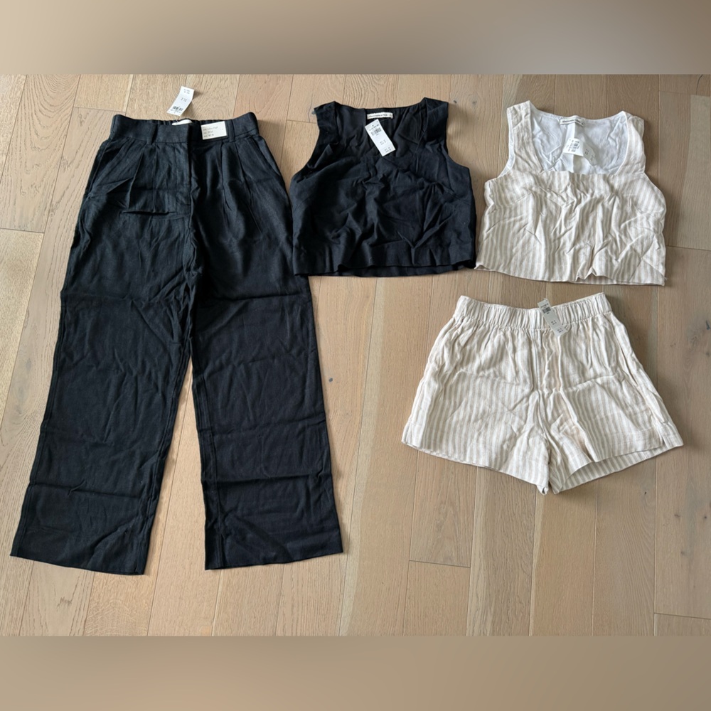Abercrombie - New - matching linen sets - Picture 3 of 3